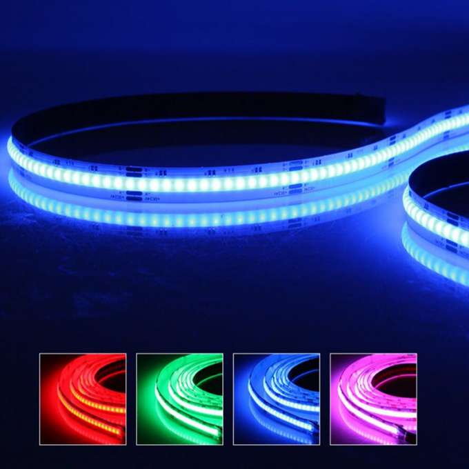 نوار LED دیجیتال SK6812 RGB COB، بدون ال ای دی قابل مشاهده 5 ولت قرقره ...